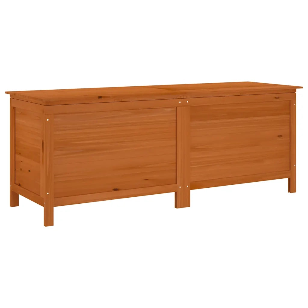 Contenitore Giardino Marrone 150x50x56,5cm Legno Massello Abete 364759
