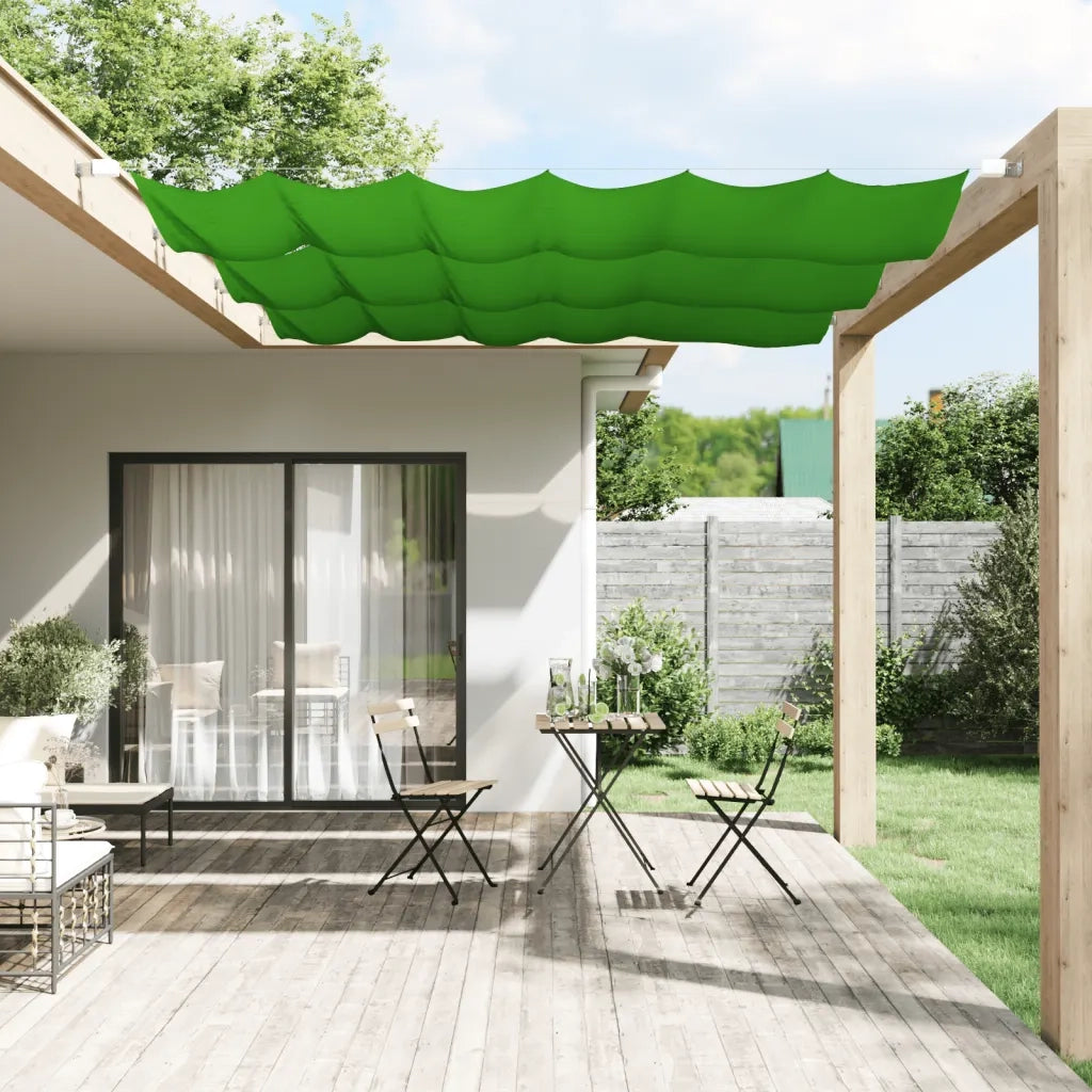 Paravento Verticale-Pannello per balcone Verde Chiaro 60x270 cm in Tessuto Oxford