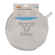 Trade Shop - Sacchetto Lavatrice Borsa Per Biancheria Lavaggi A Rete Intimo 20cm Grigio 59376 -