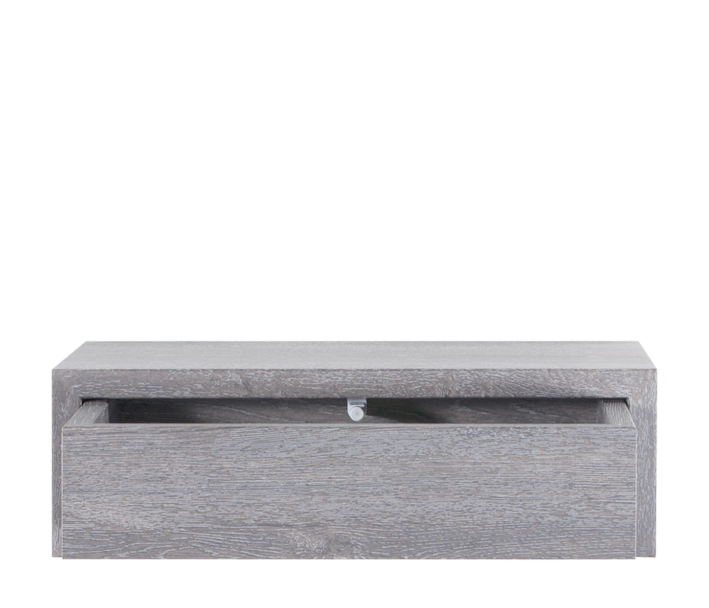 Mensola da Parete 1 Cassetto 45x13,4x23,7 cm in Fibra di Legno Lego Maxi Rovere Grigio New