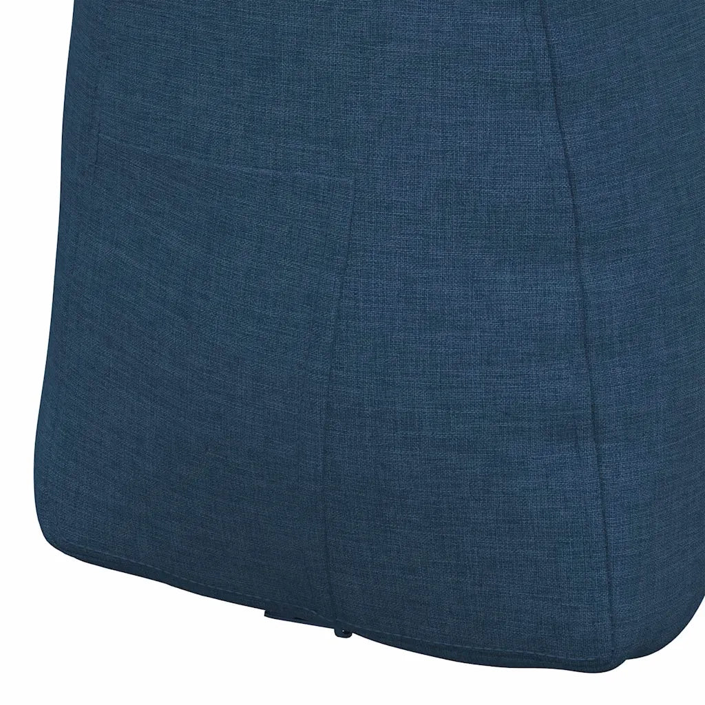 Cuscino per Schiena Blu 80 x 24 x 50 cm Tessuto