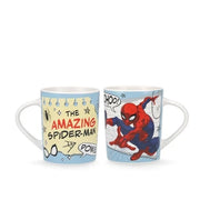 Mug spiderman hero disney in new bone china decorata cc 330 azzurro