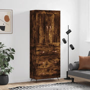 Credenza Rovere Fumo  69,5x34x180 cm in Legno Multistrato 3199726