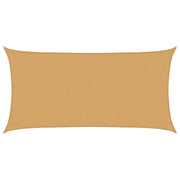 Vela Parasole | Telo Ombra | Vela da ombra 160 g/m2 Rettangolare Sabbia 3x6 m in HDPE
