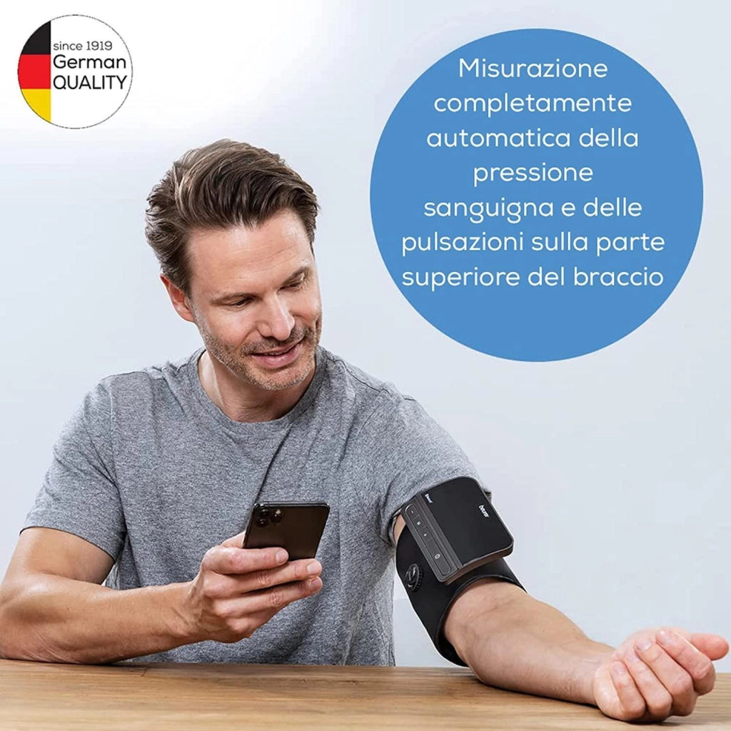Beurer BM 81 Easy Lock Misuratore di Pressione da Braccio All-In-One con Sistema di Chiusura
