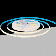 Trade Shop - Striscia Led Cob Bobina 5mt Flessibile Dc 24v Varie Temperature Colore Cob-24v-320 - -bianco Caldo      -