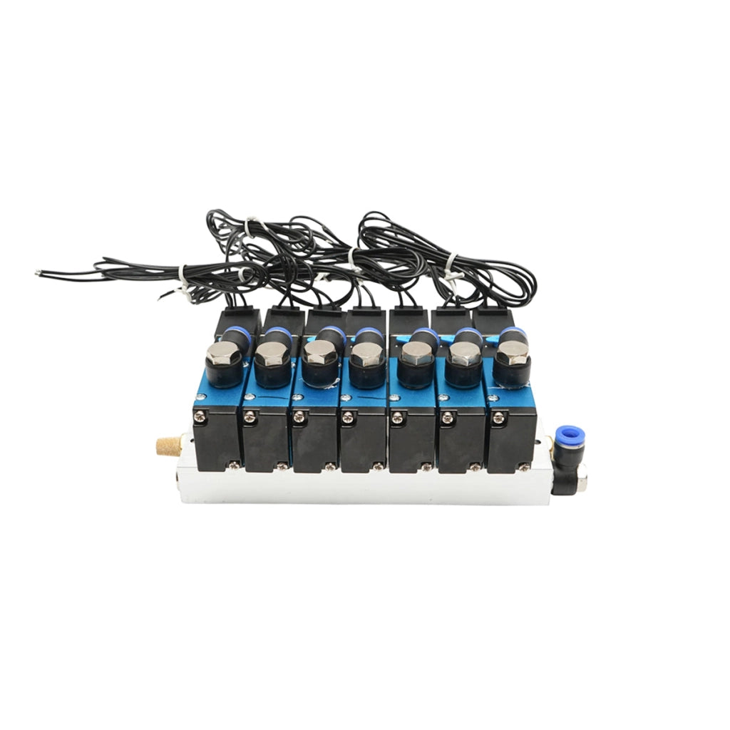 Scatola elettrovalvola verricello CD Trattore forestale 12V 5 chiusi, 2 aperti