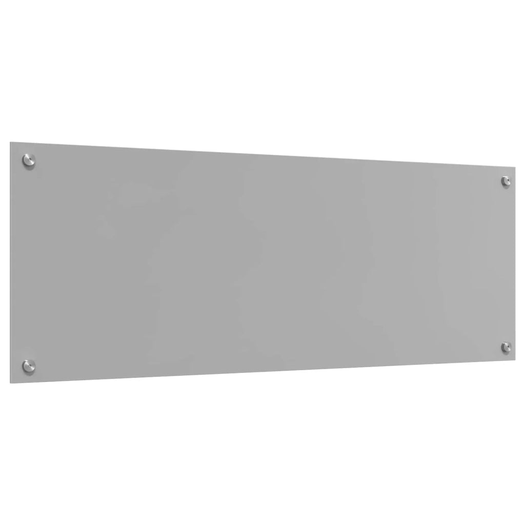 Schienale da cucina Grigio chiaro 110 x 40 cm vetro temperato 42001304