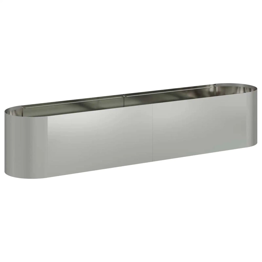 Letto rialzato da giardino Acciaio zincato 200 x 40 x 40 cm 8011696