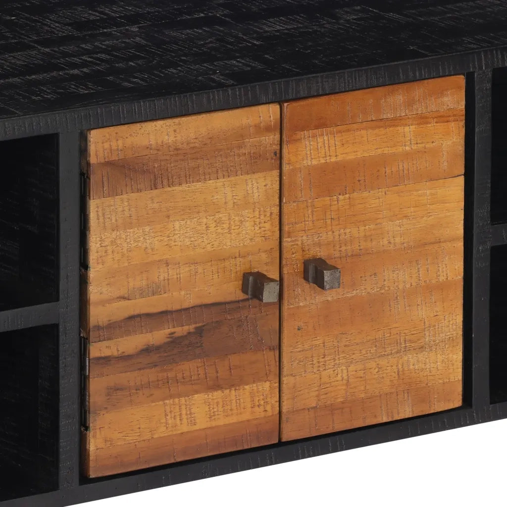 Mobile Porta TV 112x31x45 cm in Teak Massello di Recupero
