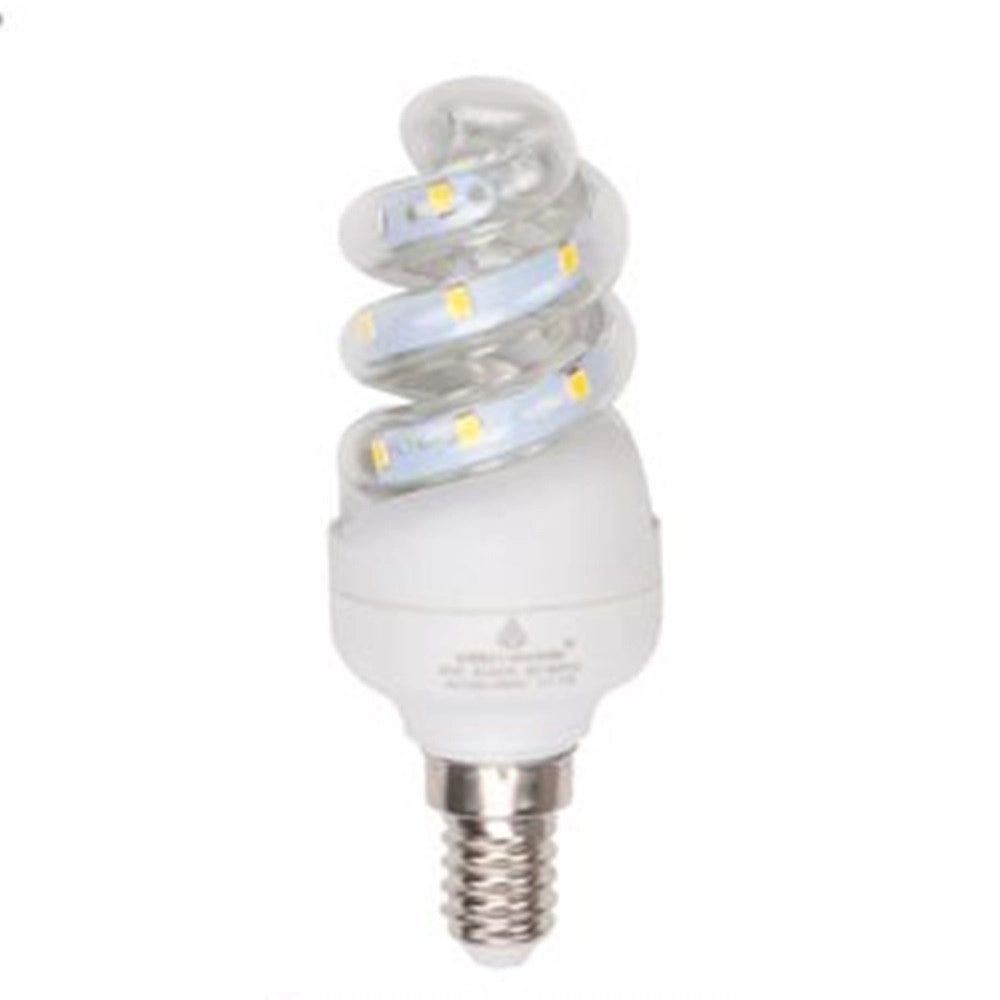 Trade Shop - Lampadina Led 3w E14 285 Lm Spirale Luce Calda 3000k Naturale 4000k Fredda 6500k - -bianco Freddo      -