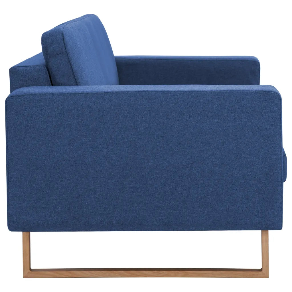 Divano a 3 Posti in Tessuto Blu cod mxl 39570