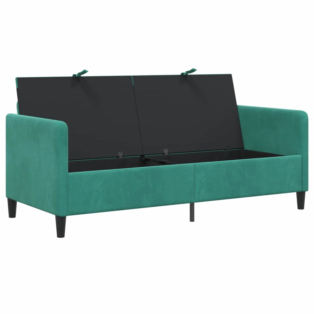 Divano con Storage Turchese 172 x 78 x 87 cm Poliestere 42036971