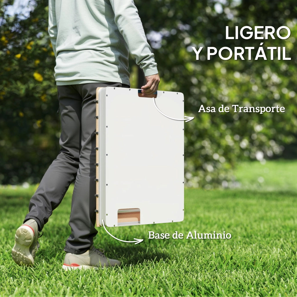 Doccia da giardino a pavimento 70,5x55 cm con getto fino a 4 m ¨C zephmum ¨C struttura in alluminio resistente ai raggi UV