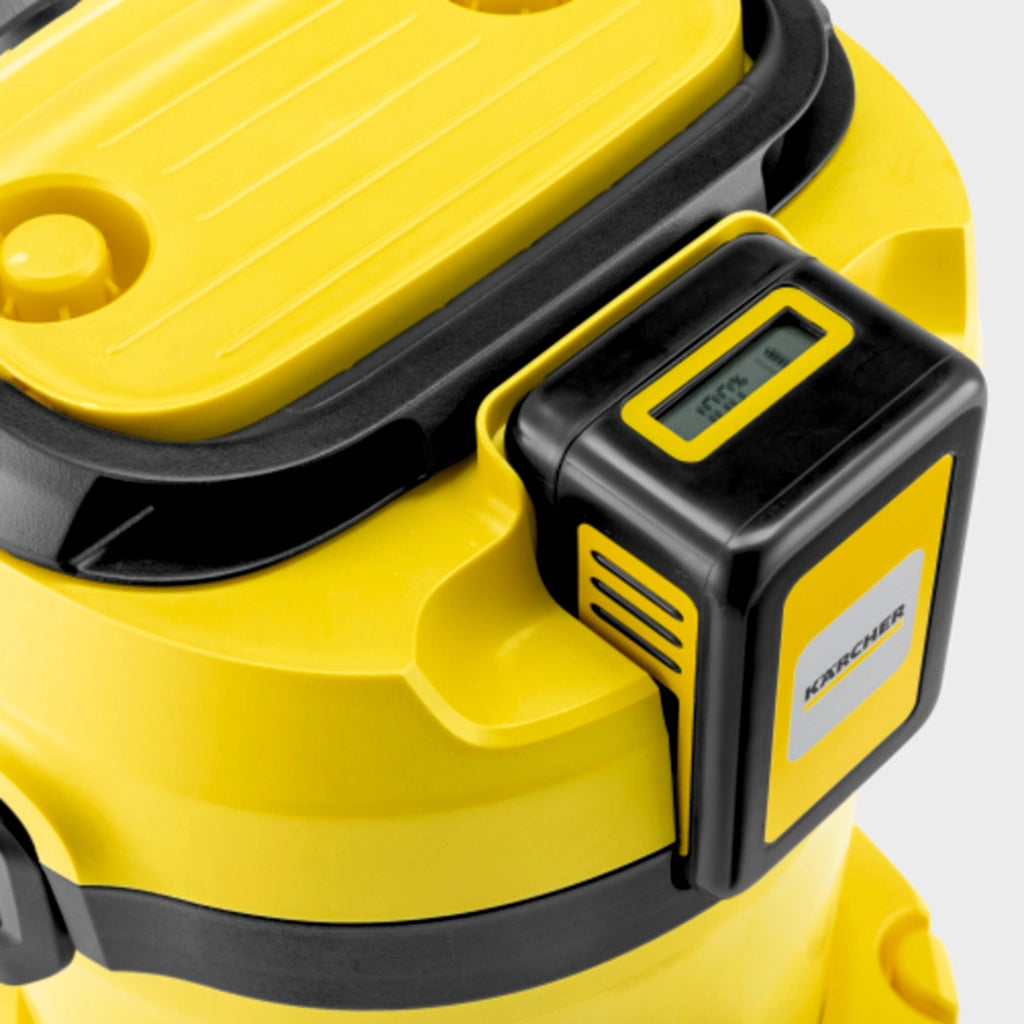 KARCHER Bidone aspiratutto solido liquidi a batteria WD 3-18 V-17/20 - Potenza allacciata: 270 W - Capacità vano raccolta: 17 l - Materiale vano di raccolta: Plastica 