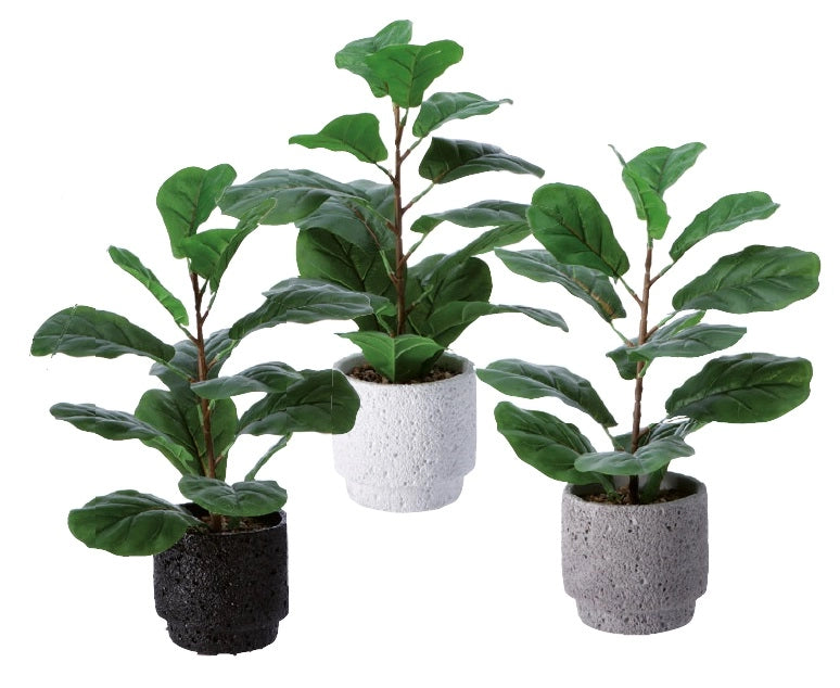 1 Pezzo Vaso Decorativo Casa con Pianta Artificiale 42 cm 3 Colori