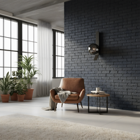 Applique Da Parete APP1757-1W Cromo Nero