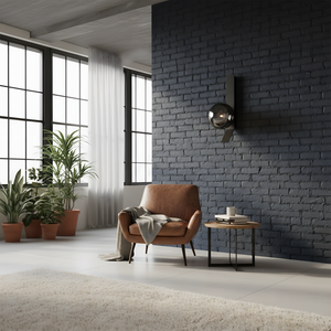 Applique Da Parete APP1757-1W Cromo Nero