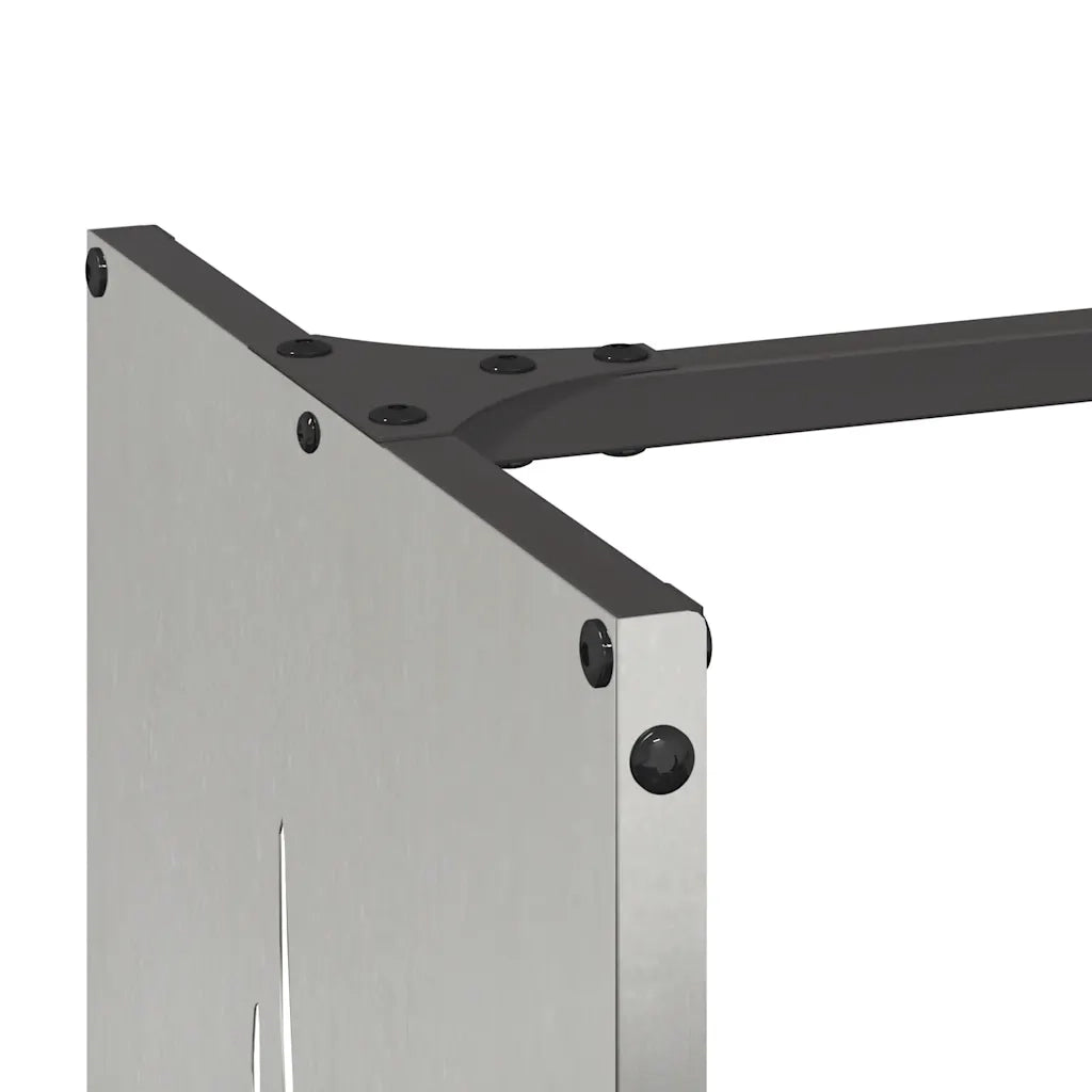 Rastrelliera per Legna da Ardere-Portalegna 40x30x80 cm in Acciaio Inox 895192