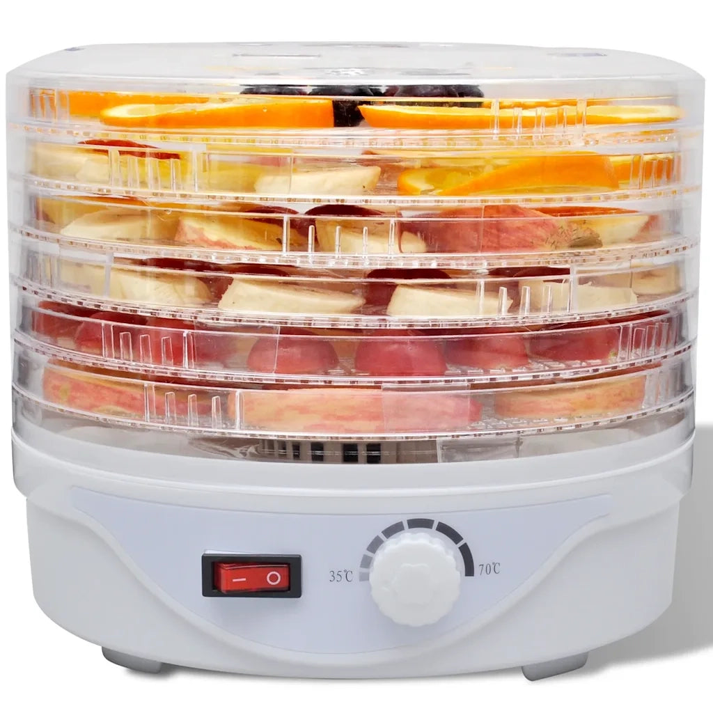 Essiccatore Alimentare Rotondo con 6 Vassoi 250 W