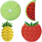 Trade Shop - Materasso Gonfiabile Mare Design Frutta Assortita Ananas Fragola Anguria Lime 016127 -
