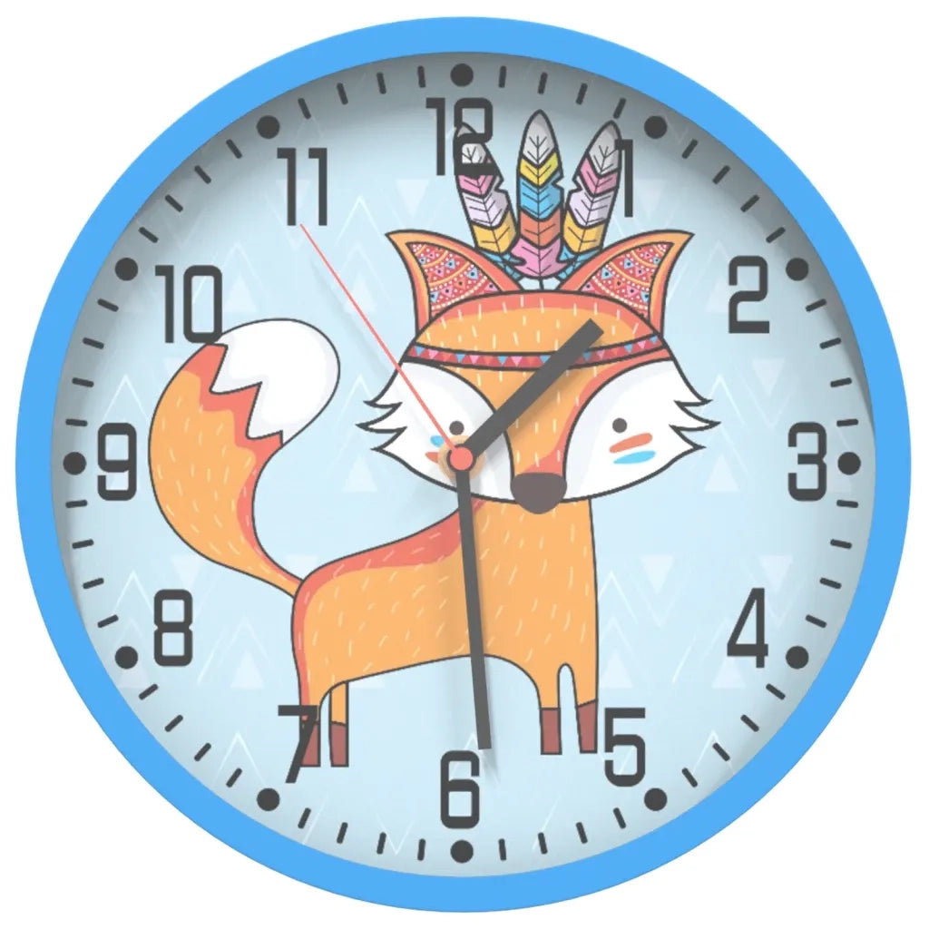 Orologio da Parete Blu ?25,5 cm Polistirene e Vetro CFW5353982