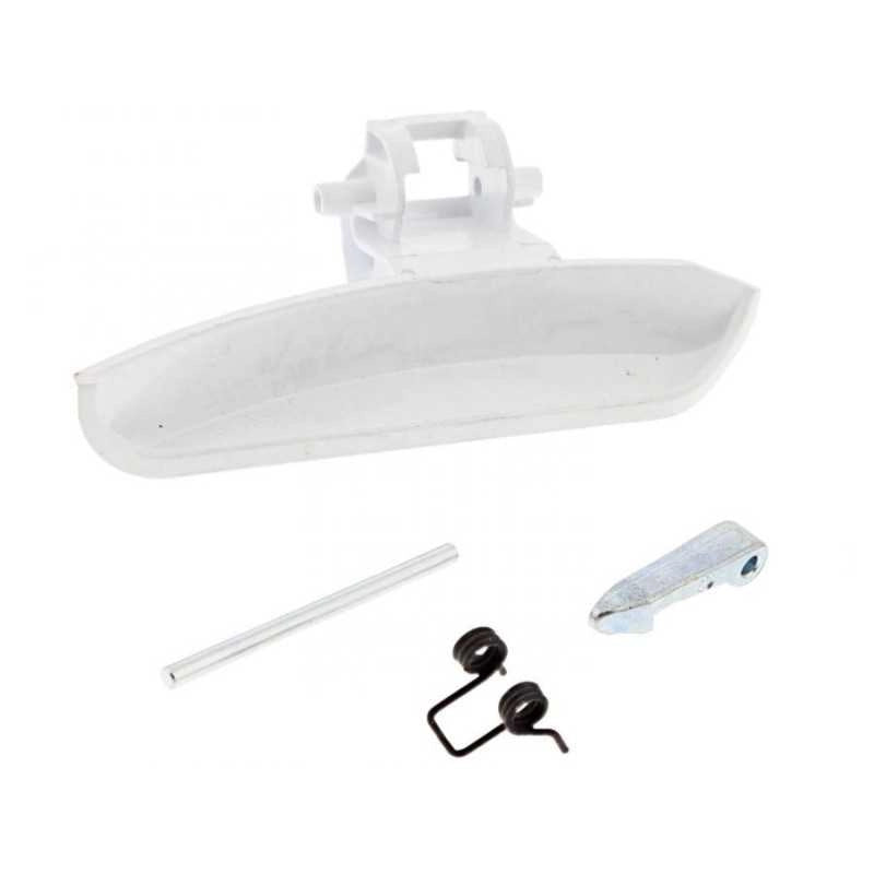 KIT MANIGLIA LEVA PORTA OBLO\' LAVATRICE REX ELECTROLUX AEG ORIGINALE 4055392858 - Electrolux Rex Aeg Zoppas