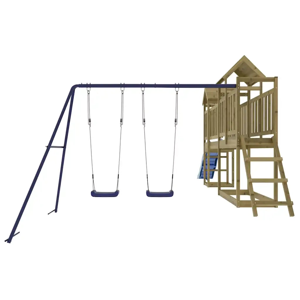 Set da Gioco da Esterno in Legno di Pino Impregnato 3155887