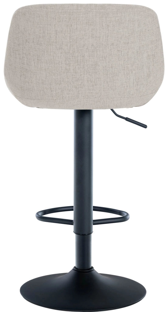 Sgabello da bar 2er Loft crema,Tessuto