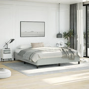 Struttura letto senza Materasso Grigio Chiaro California King Velluto 347363