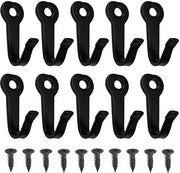 Hanger Decorativo a Sfera - 10 Pezzi - Hanger in Acciaio - 16 x 40 mm - Hanger per Abbigliamento
