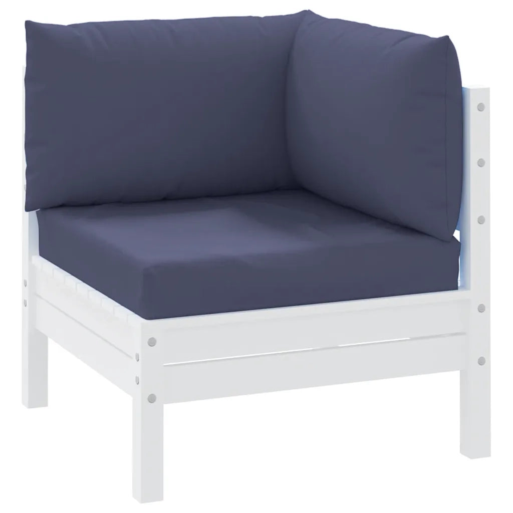 Cuscini per Pallet 3 pz | Cuscini per sedie Blu Marino in Tessuto Oxford