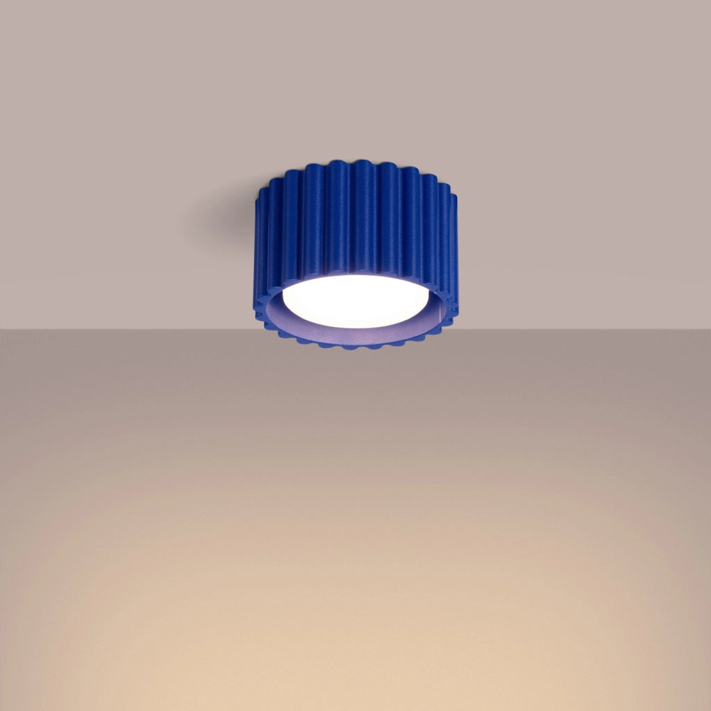 Spot soffitto moderno tondo ultramarina GX53 10W VISTAO