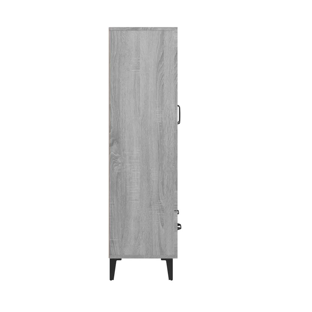Credenza Grigio Sonoma 70x31x115 cm in Legno Multistrato cod mxl 65635