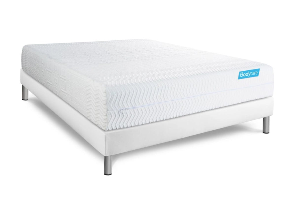 Pacchetto letto completo - Materasso 160x200cm + Box spring con doghe (kit) + 2 cuscini + Piumino - Biocare
