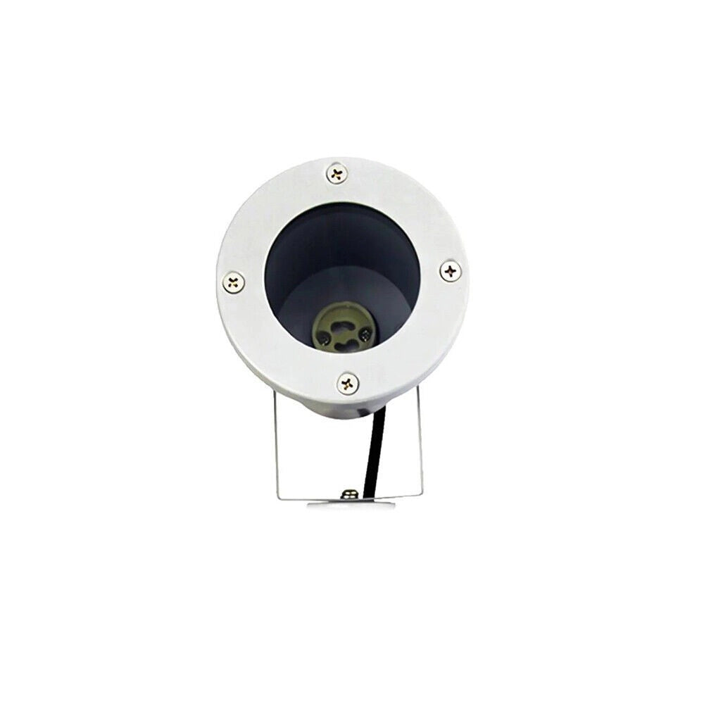 Trade Shop - Faretto Con Picchetto Per Esterno Giardino Con Staffa Parete Proiettore Es12-b -