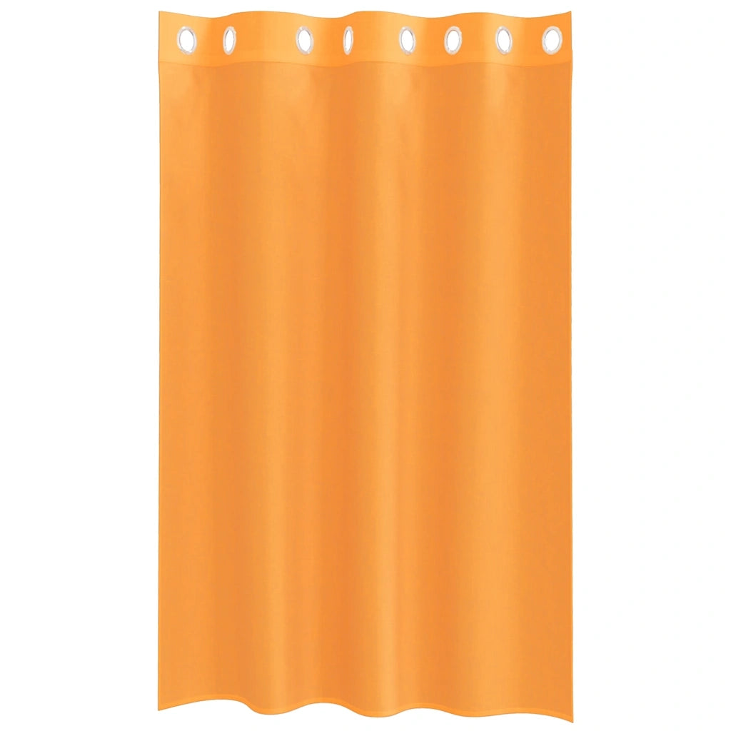 Tende in Voile con Occhielli 2 pz Arancio 140x175 cm 4102090