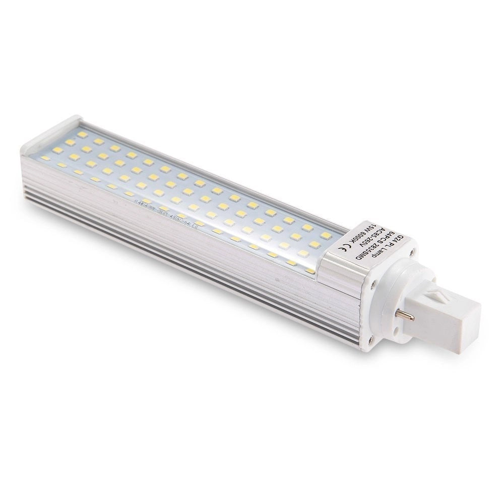Trade Shop - Lampadina Lampada Faretto G24 Pl 15w 220v 60 Led Luce Bianco Freddo Caldo -