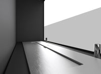 Camino a Bioetanolo da Incasso 60x45 cm Corner 600 Left Sinistro Nero