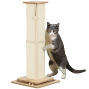 Tiragraffi 3 in 1 con gioco ¨C Zephmum ¨C Eiche/Creme 39.5x39.5x87 cm