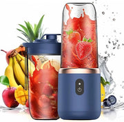Blender portatile caricabile via USB - mixer per smoothie con 6 lame - bicchiere per succhi di frutta