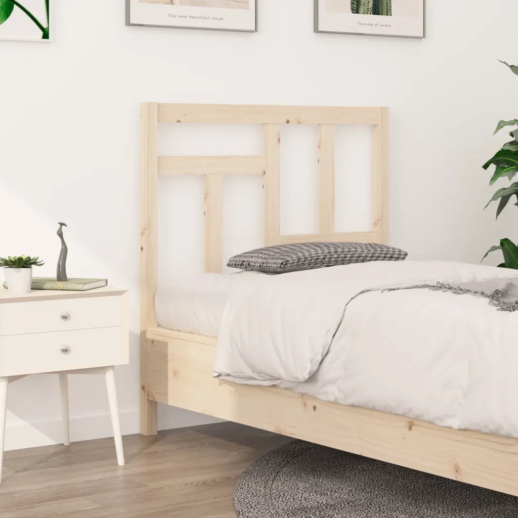 Testiera per Letto-Testata-Testiera Decorativa 95,5x4x100 cm Legno Massello di Pino 395154