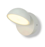 Applique LED da Esterno 12W CCT con Testa Orientabile – Luce Calda, Naturale o Fredda – Grigio Antracite o Bianco IP54 Color: Bianco