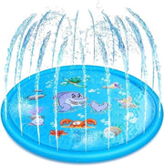 Mat di acqua - 170 cm Mat di acqua - Coperta per giochi - Inflabile - mat di acqua - Mat di acqua - Bagnetto antiscivolo per bambini con getto d'acqua - Blu

Modello: 
170 cm 

Caratteristiche tecniche: 
- Inflabile 
- Antiscivolo