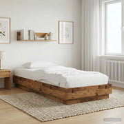 Struttura letto a pavimento Legno antico 80 x 200 cm 8009070