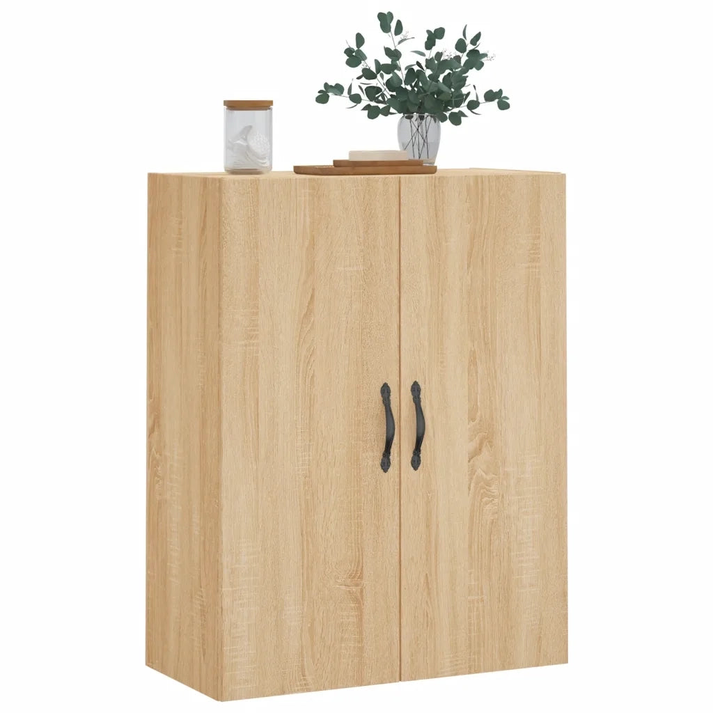 Mobile a Parete Rovere Sonoma 69,5x34x90 cm Legno Multistrato 834981