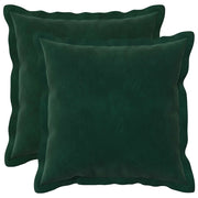 Cuscino con cuscino HOUTEN 2 pz Verde Scuro Velluto 932463