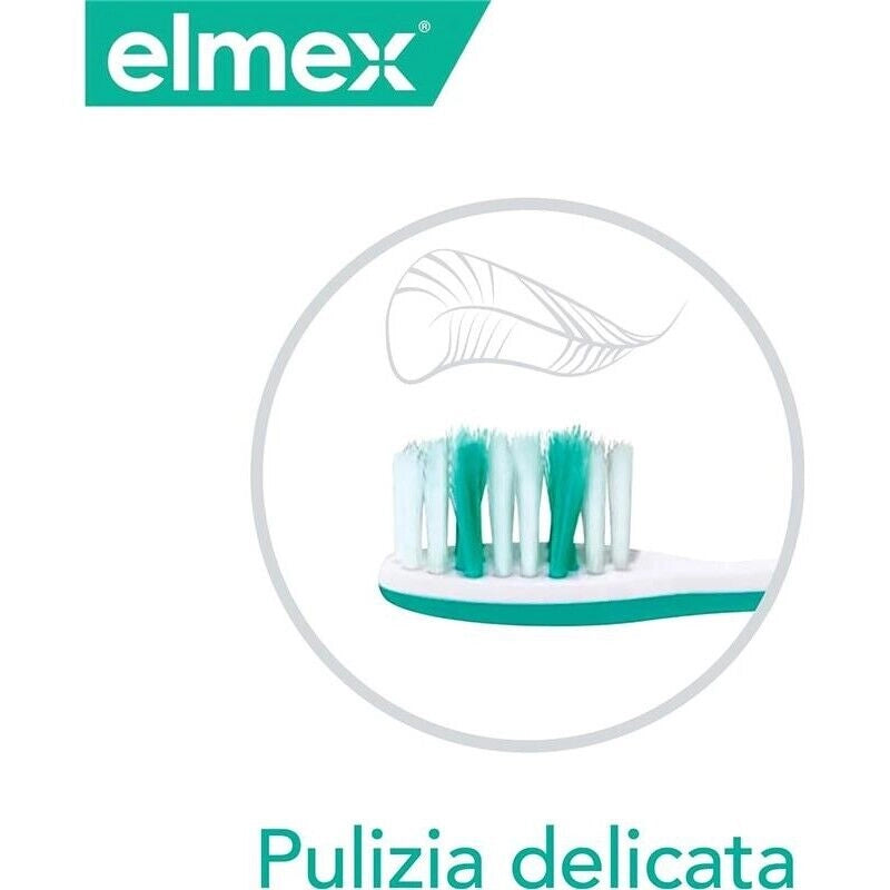 ELMEX SPAZZOLINO SENSITIVE PER DENTI SENSIBILI SETOLE MORBIDE MANICO ERGONOMICO 1 PZ