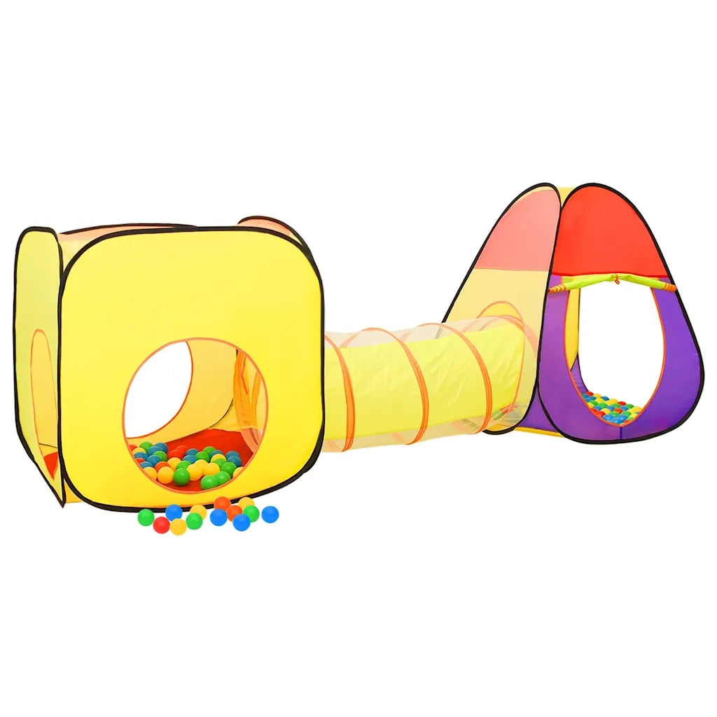 Tenda da Gioco per Bambini 250 Palline Multicolore 255x80x100cm 3107727