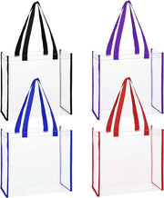 Borsa 4 in 1 trasparente per donne - ideale per shopping, scuole e concerti - 255x255x9cm